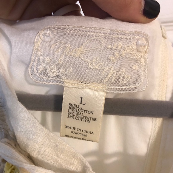 FINAL CHANCE Cream light transitional dress - Picture 5 of 7